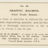 Shaping machine.