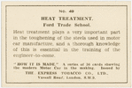 Heat treatment.