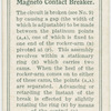 Magneto contact breaker.