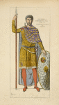 Valentinien III Empereur d'Occident 450-55. Ivoire de La Cathed[rale] de Monza.