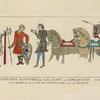 Guerriers Normands de Guillaume le Conquerant 1066. Tapisserie de la Reine Mathilde, dite de Bayeux.