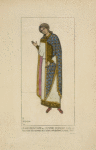 Grand dignitaire de l'Empire d'Orient 1078-81. Miniatures des ouvres de St. Jean Chrysostome, a la Bible Imp[eriale]
