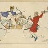 Chefs Francais 2me moite du XIme siecle, pintures de manuscrits du temps, Bibliot[hèque] Imp[ériale.]