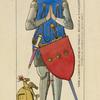 Pierre de Chantemelle, chevalier Francais: siegneur de Flavacourt 1352. Tombeau de Musée de Cluny dessin inédit.