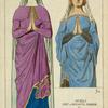 XIVe siècle. Cath[edrale] de Neuchatel-Bourgogne, et Jeanne de Montfaucon, comtesses de Neuchatel. Tombeau au de l'Église Colleg[iale] de cette ville. Dessin inédit de A. Bachelin.