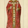 Le pape milieu du XIVe siècle tableau anonyme d'ecole Italienne dessin inédit.