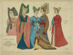 Dames Toscanes, et Venitienne. 1460-80. Peintures inédits des bibliotheques de Trieste, Venise etc. Elisabeth Freschi 1464.