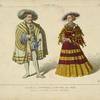 Le duc et la ducesse de Bavarie vers 1520, d'après l'oeuvre de Josse Hamman. XVIe siecle, costumes civils, Allemagne.