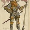 Porte Drapeau Suisse. 1591. D'ap[res] une verriere inedit, conservee a Bale.
