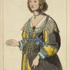 Anne d'Autriche reine de France. 1625-1630. (Gravure de Corneille Van Dalen.)