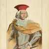 Francois Morosini dit le Péloponésiaque, capitaine général des flottes de Venise. D'après une gravure du temps. XVIIe siècle, costumes militaires, marine, Italie.