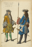 Le marechal de Tallard et Monsieur de Laubanie, au camp devant Landau  Nov. 1703. D'ap[rès] une estampe du temps.