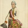 Baron de Laudon, général Autrichien, vers 1790. D'apres une gravure du temps. XVIIe siècle, costumes militaires, infanterie, Allemagne.