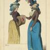 Modes Francaises, de 1791. D'ap[rès] des gravures du temps.