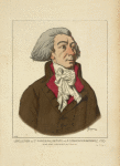 Lepilletier de St. Farge au, depute a la convention nationale. 1793. Dap[rès] une gravure du temps.