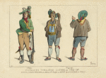 Patriotes Tyroliens. Guerre de 1796-97. Noble. Paysans.