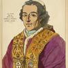 Le Pape Pie VII. 1802-04. D'après un portrait gravé a Rome.