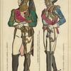 Baraguay-d'Hillier, colonel general des dragons. Costumes portés au sacre de Napoleon 1er Dec. 1804. D'apres les dessins originaux au Musee des Souverains. (Louvre.) Gouyion St. Cyr, colonel general des cuirassiers.