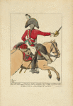 Sous officier des Chevaux-Légers Saxons, rég[iment] Prince-Clément (1805). Dessin de Hesse, a la Bibliot[h]èque Imp[eriale] de Paris.