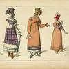 Modes Francaises. (1814-15) D'après des gravures de l'époque.
