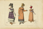 Modes Francaises. (1814-15) D'après des gravures de l'époque.
