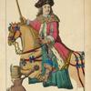 Le roi Michel Koribut Wiesnowiski (1669). Gravure de J. Allardt. Collection de la psse. Iza Czartoryska. XVIIe siècle, costumes nationaux, hommes, Pologne.