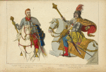 Michel Apafy 1er, prince de Transylvanie, comte des Szekles. Pierre comte de Zriny, magnat Hongrois, surnomme, Pieu de Fer. 1665-75. D'ap[rès] gravures de Sandrart.