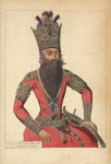Feht-Ali-Khan, Schah de Perse. 1807. D'ap[rès] le portrait, envoye a Napoleon 1er.