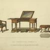 Ladies toilette, fauteuil, footstool etc.