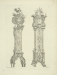 Two longcase (grandfathers') clocks