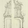 Mantel detail; left and right sides