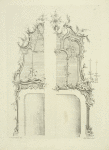 Mantel detail; left and right sides