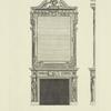 Mantel with mirror