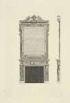 Mantel with mirror