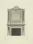 Mantel with mirror