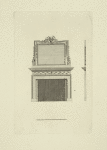 Mantel with mirror