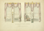 Drawing room window curtains