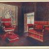 Upholstered chair and couch with adjustable ends. The property of Lord Sackville, Knole Park, ca. 1600.