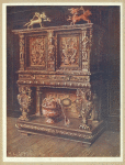 Carved bourgouignon credenze. Donation Sauvegeot, Musée du Louvre, Paris, ca. 1550-1575.