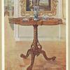 Shaped fret-rimmed gallery table. Chippendale school. By permission of William James, Esq., West Dean, ca. 1745