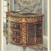Inlaid satinwood commode. Ormolu mounts. Property of Henry Hirsch, Esq., ca. 1780.