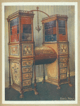 The sisters inlaid double secrétaire and bookcase cabinet: Sheraton, ca. 1800. Property of His Grace Duke of Norfolk, Arundel Castle.