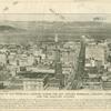 View of San Francisco looking across the bay toward Berkeley, Oakland, Alameda and the adjacent uplands