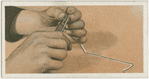 Bending loop in wire.