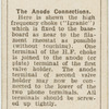 The anode connections.