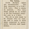 The valves.