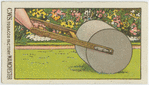 Home made garden roller.