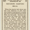 Reparing electric bells.