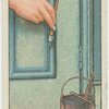 Painting door.