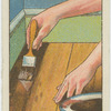Staining & varnishing floor.